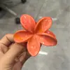 Pinza para el pelo con lazo para cabello fino, horquilla floral vintage de otoño e invierno, nueva y linda pinza de garra 2025