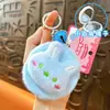 Llavero Espejo de Maquillaje Pequeño Conejo Blanco Creativo, Lindo Accesorio para Bolso, Colgante Espejo de Maquillaje Portátil, Pequeño Regalo al por Mayor