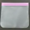 Bolsa de conservación de alimentos reciclada PEVA de venta caliente, bolsa sellada a prueba de fugas para almacenamiento de sopa, bolsa de almacenamiento para refrigerador y congelador