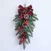 Decorações de Árvore de Natal Atacado Transfronteiriço, Enfeites de Parede de Natal, Pinhas, Frutas Vermelhas, Enfeites de Porta de Natal para Festas, Decorações de Bolas de Natal, Decorações de Árvore
