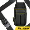 Kit de ferramentas Frequent Victory, bolsa de cintura multifuncional de lona para eletricista, bolsa de ferramentas de manutenção reforçada, bolsa pequena de madeira para eletricista