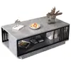 Mesa de centro para sala de estar, nuevo modelo 2026, mesa de té pequeña para balcón, diseño de lujo ligero y de alta gama, mesa de centro simple para apartamentos pequeños