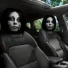 Capa de apoio de cabeça para carro Caveira Gritante mais vendida da Amazon, capa de travesseiro de pescoço universal para o carro, pode ser personalizada com etiquetas e enviada de acordo com o seu design