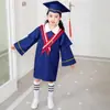 Ropa de Doctor para Niños Verano Nuevo Guardería Uniforme de Licenciado Sombrero Foto de Graduación Graduación de Escuela Primaria Vestido para Niños Ropa