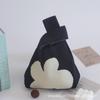 Bolso de Mano para Mujer del Festival del Bote del Dragón Panda, Bolso Cubo Tejido, Estilo Coreano y Japonés Versátil, Bolso Tote Casual, Bolsa para el Almuerzo, Lindo y Divertido