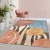 Atacado transfronteiriço de tapetes modernos e minimalistas para sala de estar, tapetes de área grande para sofá e mesa de centro, tapetes de veludo cristalino resistentes a manchas e fáceis de limpar