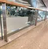 Guarda-corpos de vidro em aço inoxidável para shoppings, metrôs, estações transparentes, áreas cênicas, guarda-corpos compostos, corrimãos de escadas e terraços