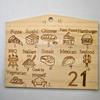 Dados de Haya de 12 Caras Dados Educativos Casuales Dados de Madera para Pareja de San Valentín Dados Poliédricos en Stock