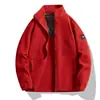 Chaqueta exterior tipo concha con forro interior que se puede usar sola chaqueta de forro polar con cuello alto chaqueta de forro polar de grafeno hombres mujeres otoño invierno engrosada cálida