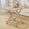 Nueva Mesa Plegable para Apartamentos de Alquiler, Mesa de Comedor para el Hogar, Mesa Portátil para Exteriores para Puestos Callejeros, Escritorio para Dormitorios