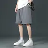 Shorts Masculino de Verão Finos para Venda por Atacado Transfronteiriça, Estilo Hong Kong, Corte Amplo, Tamanho Grande, Shorts Esportivos de Seda Gelada