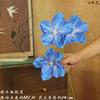 Clemátis Artificial Filme Único Flor de Linha de Corredor de Casamento Decoração de Videira de Flores Flor de Janela Flor Falsa Fornecimento Transfronteiriço