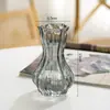 Jarrón de Vidrio Creativo con Cabeza de Ajo Florero Transparente para el Hogar Arreglo Floral Cultivo de Flores Acuáticas Bambú Rico Rosa Hidroponía