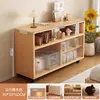 Estantería de almacenamiento, mueble bajo de pie, armario de rejilla, mueble de ocho compartimentos multicapa para uso doméstico, armario de almacenamiento para estudiantes, estantería de almacenamiento