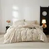 Comercio exterior transfronterizo estilo pastoral francés ins juego de funda de edredón de tres piezas de algodón puro, juego de cama suave y agradable para la piel, venta al por mayor