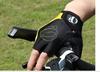 Guantes de medio dedo de una palabra al por mayor para arroz, guantes para bicicleta de carretera, bicicleta, guantes a prueba de golpes para ciclismo, guantes de silicona de dedo corto