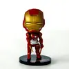 Figura de Iron Man Pastel Serie Marvel Decoración de Thor Bandera Americana 5g Inserto Regalo