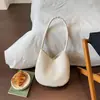 Patrón tejido de textura transfronteriza, para ir al trabajo, casual, simple, retro, color liso, bolso de mano para debajo del brazo, bolso de hombro, bolso para madre e hijo, bolso tote