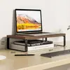 Suporte elevatório para computador de mesa, suporte elevatório para monitor de laptop, organizador de mesa para dormitório, suporte de base para tela de escritório