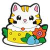 Gato bonito PVC macio plástico gota removível decorativo fivela caverna sapatos flor sapato fivela cross-border acessórios faça você mesmo em estoque