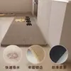 Alfombra de Piso de Cocina Linda de Lino Imitación, Antideslizante, Resistente al Aceite, Absorbente de Agua, Resistente a las Manchas, Alfombra de Piso de Cocina, Forma de L