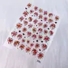 Entre no Ano Novo Estilo Leão Despertando em Relevo Adesivos de Unha Pérola Doce Fofo Laço Fogos de Artifício Decorações de Unha Venda por Atacado