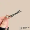 Presilha de Cabelo com Strass 2026 Novo Modelo Presilha Reta de Alta Qualidade Super Apertada Antiderrapante Presilha Lateral Presilha para Franja