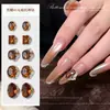 Decoraciones de arte de uñas de diamantes de imitación color caramelo K9 de lujo, perfectas para otoño e invierno, con diamantes de imitación deslumbrantes, sin fondo y de forma cuadrada grande o de huevo de paloma, bolas de diamantes de imitación para arte de uñas listas para usar