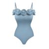 2024 Amazon AliExpress maiô de uma peça francês feito à mão flor costura maiô feminino 2510