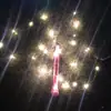 Luces led de fábrica color sólido cadena de luces de bola ondulada luz de mango caja de baterías decoración navideña boda regalo de cumpleaños