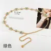 Cadena de Cintura Metálica Vintage en Forma de Corazón Estilo Francés para Mujer, Cadena Accesorios de Pedrería de Lujo Ligero para Faldas de Mezclilla y Vestidos, Diseño Único