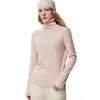 Kang Sai Ni 100% Cachemira Nueva Temporada Primera Línea Ropa Lista para Usar Cuello Alto con Borde Enrollado Otoño/Invierno Adelgazante Holgado Suave Pegajoso Tejido