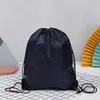 Bolsa de Poliéster con Cordón en Stock Bolsa de Almacenamiento con Cordón de Tela Oxford Bolsa para Eventos de Maratón Bolsa Promocional de Entrenamiento de Baloncesto