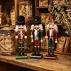 Cascanueces de Navidad Figura de Madera Adorno Forma de Soldado Mesa de Sala de Estar Ventana Decoración Festiva