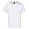Camisa publicitaria de seda de hielo de secado rápido, camiseta de cuello redondo de secado rápido para maratón, venta al por mayor de ropa de trabajo, conjunto de camisa cultural con logo impreso en stock
