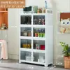 Aparador Vitrina Gabinete de Cocina para el Hogar Gabinete Multifuncional para Té Gabinete de Aleación de Aluminio Gabinete de Almacenamiento Gabinete Organizador