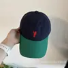 Gorra de Béisbol Bordada con Logo de Oso Martillo Estilo Nuevo Primavera y Verano Gorra con Visera de Combinación de Colores Simple Casual Transpirable de Secado Rápido Sombrero para el Sol