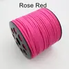 10m / Paquete Cuerda de Terciopelo Doble Cara Terciopelo Coreano Accesorios para Colgantes DIY Pulsera Trenzada de 2.5mm Collar Cuerda de Cuero