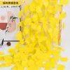 Ramas de Hojas de Ginkgo Simuladas Decoradas con Hojas de Árbol Amarillas Flores Falsas de Plástico Plantas de Árboles Falsos de Ratán Planta Verde Paisajismo