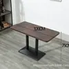 Cantina Escolar Restaurante Fast Food Conjunto de Mesa e Cadeiras para Refeição Loja de Sobremesas e Chá com Leite Café Mesa Longa Quadrada Redonda Mesa de Negociação Uso Comercial