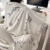 Manta de Vellón de Leche Doble Cara Manta Gruesa para Sofá Manta para Siesta en la Oficina Manta tipo Chal de Vellón de Coral para Dormitorio Persona Individual/Doble