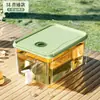 Jarra Doméstica de Grande Capacidade para Água Fria para Geladeira, Adequada para Bebidas Geladas e Chá de Frutas, Jarro para Bebidas para Armazenamento de Água Resistente a Altas Temperaturas com Torneira