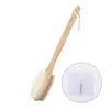 Cepillo de Masaje de Doble Cara Cerdas Bala Cepillo de Baño Corporal Mango de Madera Cepillo de Lufa Nanzhu Hemu Cepillo de Baño