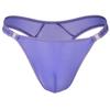 Ye zimei ropa interior sexy entrega de una pieza tanga para hombre transparente seda de hielo hebilla de doble lado pantalones T U convex ropa interior sexy
