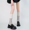 Calcetines Japoneses de Verano Adelgazantes Apilados Calcetines con Puntadas Retro Manga de Calcetín Chicas Picantes Subcultura Estudiante Todo Fósforo Manga para Piernas Mujer Grueso Hilo Grueso