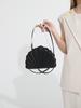 Distintivo Shell Pequeno Bolsa Verão 2024 Novo Mori Soft Girl Candy Color Estilo Ocidental Ombro Portátil Shell Bolsa PU