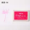 40 Cores Papelaria Criativa Coreana DIY Carimbeira Companheira de Carimbo Carimbeira Colorida Carimbeira de Cintura Côncava Esponja Espessada