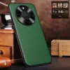 Adecuado para funda de teléfono móvil Honor X70, Cobertura completa de lente, Protección metálica anticaídas, Funda de cuero simple, ultrafina y moderna para Honorx70