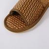 Sandalias de Verano de Bambú, Ratán, Paja y Cáñamo para el Hogar, Pantuflas Transpirables para Interior y Exterior para Hombres y Mujeres, Moda al por Mayor y Versátil
