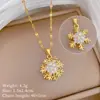 [Acero de Titanio] Collar Giratorio de Copo de Nieve Hueco con Diseño Lujoso y Elegante, Completamente Adornado con Diamantes, Cadena Versátil para Clavícula para Mujeres, Cadena de Acero de Titanio